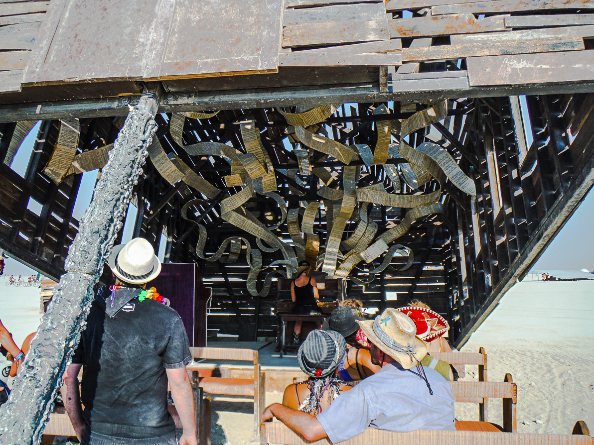Black Rock City, Burning Man 2013, Cargo Cult, Church Trap, Rebekah Waites