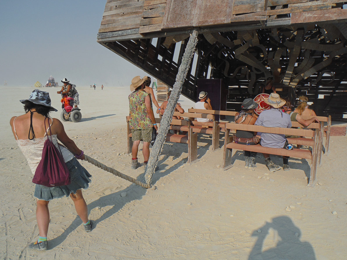 Black Rock City, Burning Man 2013, Cargo Cult, Church Trap, Rebekah Waites