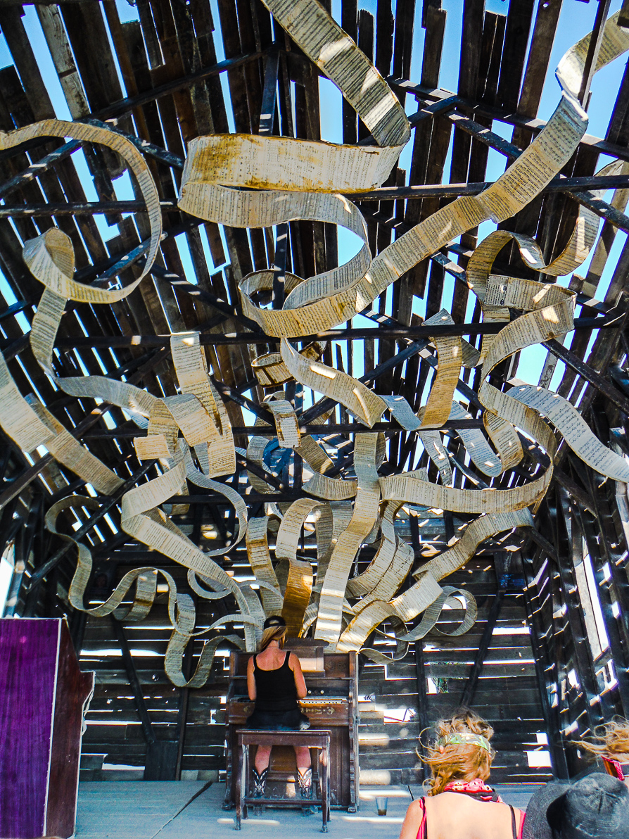 Black Rock City, Burning Man 2013, Cargo Cult, Church Trap, Rebekah Waites