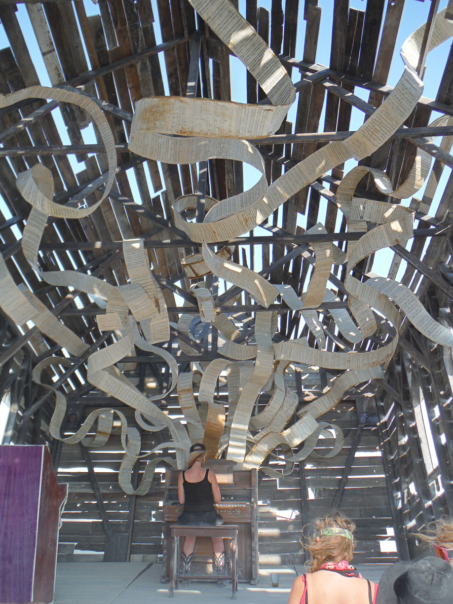 Black Rock City, Burning Man 2013, Cargo Cult, Church Trap, Rebekah Waites