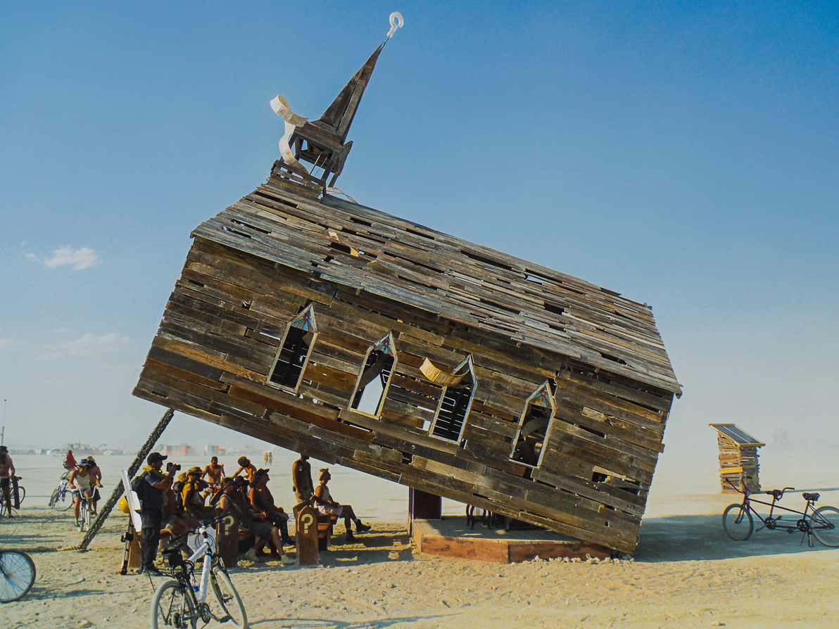 Black Rock City, Burning Man 2013, Cargo Cult, Church Trap, Rebekah Waites