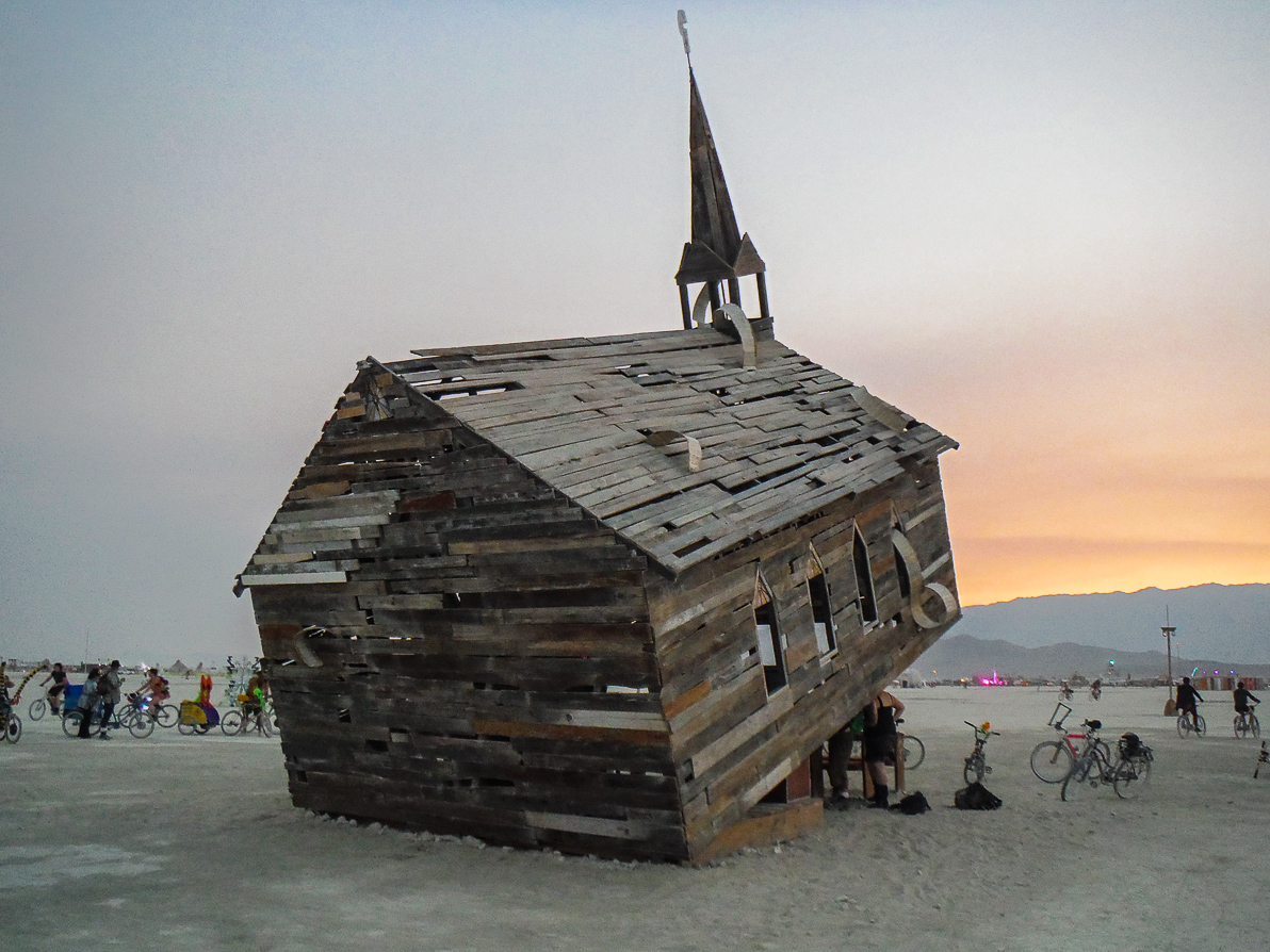 Black Rock City, Burning Man 2013, Cargo Cult, Church Trap, Rebekah Waites