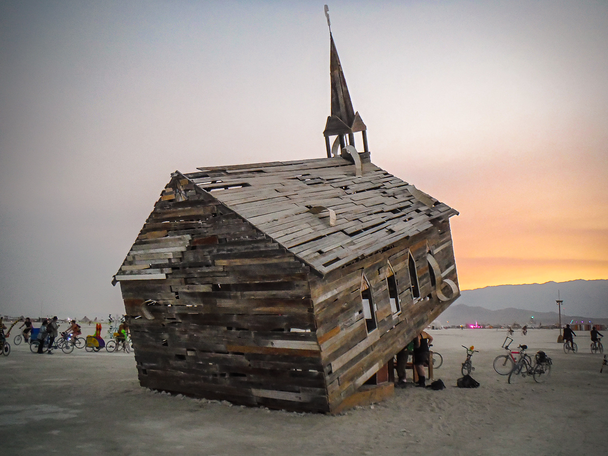 Black Rock City, Burning Man 2013, Cargo Cult, Church Trap, Rebekah Waites