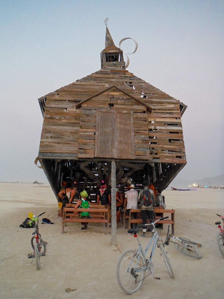 Black Rock City, Burning Man 2013, Cargo Cult, Church Trap, Rebekah Waites