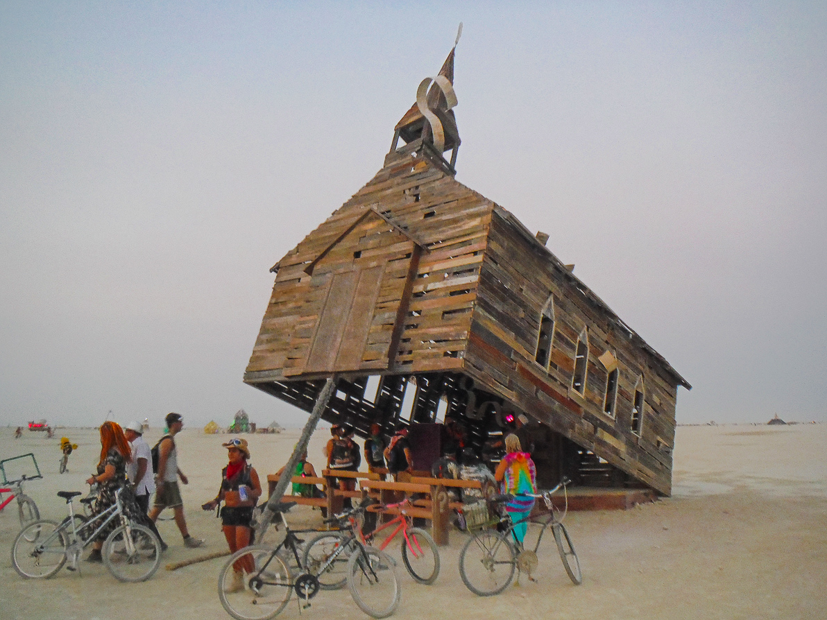 Black Rock City, Burning Man 2013, Cargo Cult, Church Trap, Rebekah Waites