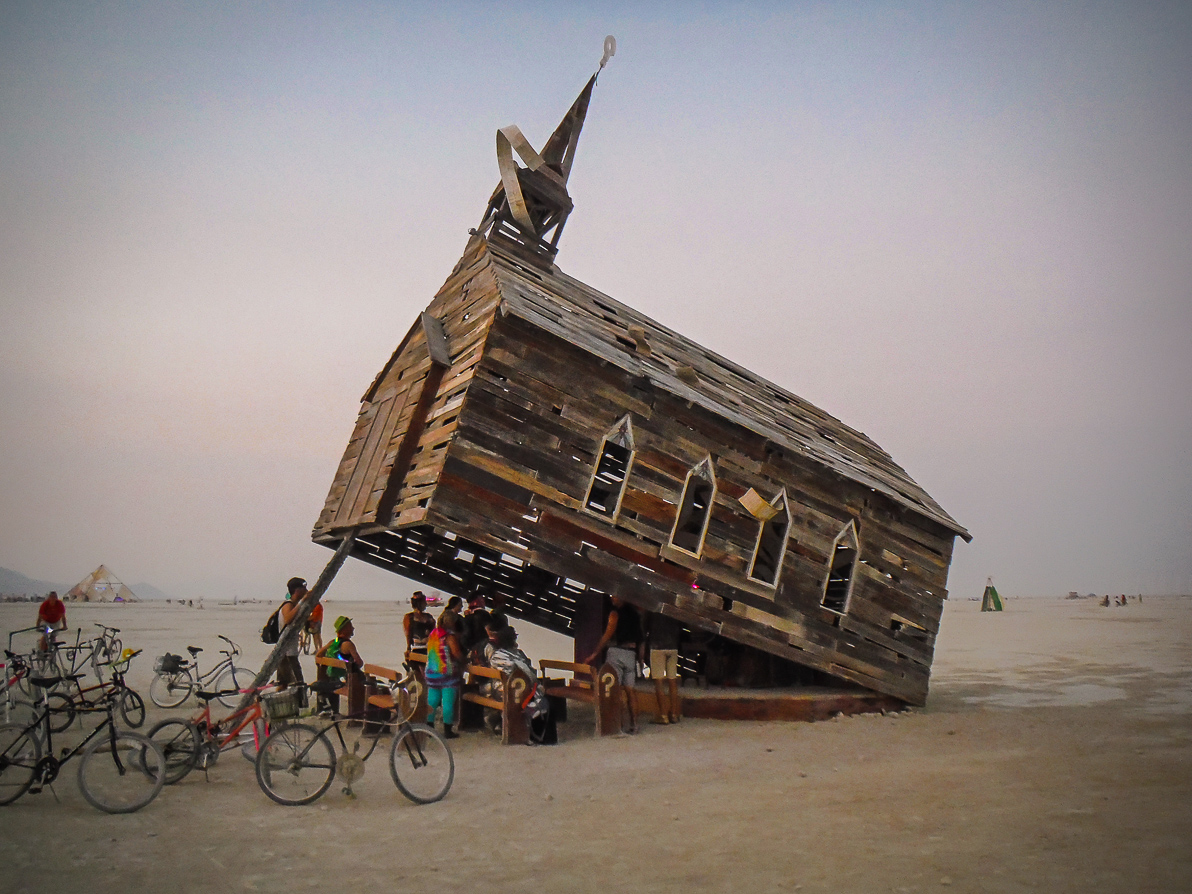 Black Rock City, Burning Man 2013, Cargo Cult, Church Trap, Rebekah Waites