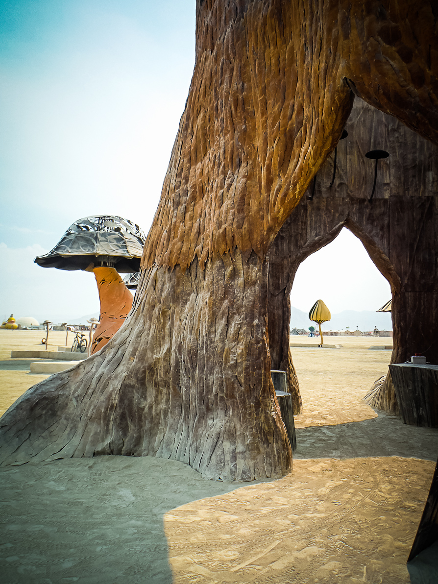 Black Rock City, Burning Man 2013, Cargo Cult, Xylophage, flaming lotus girls