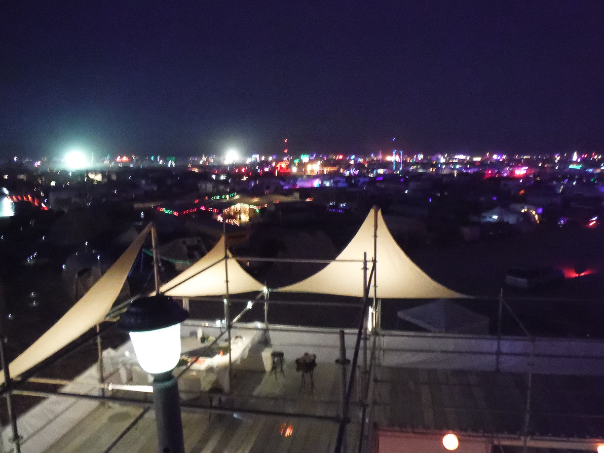 Black Rock City, Burning Man 2013, Cargo Cult, look out