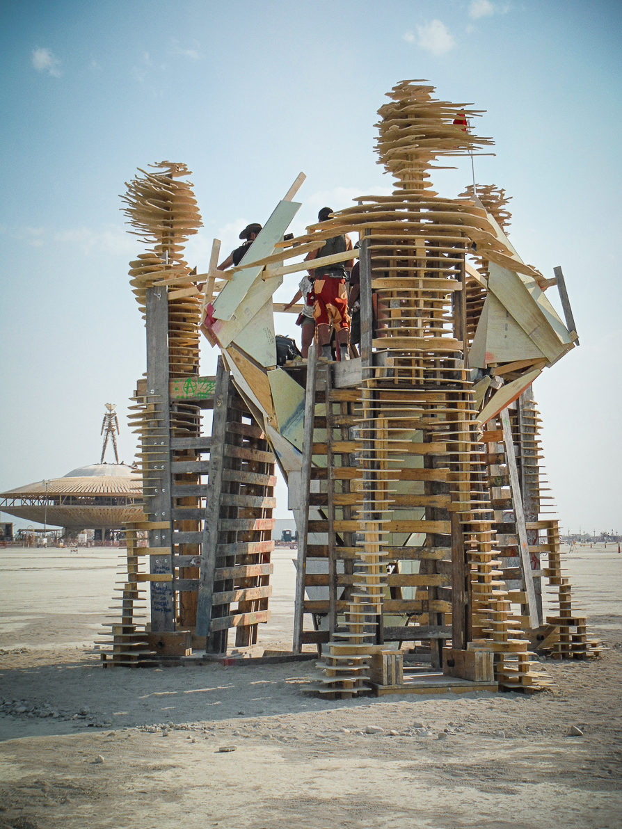 Austin CORE, Black Rock City, Burning Man 2013, Cargo Cult, Temple of Times