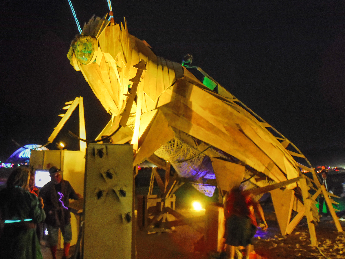 Black Rock City, Burning Man 2013, Cargo Cult, Cargo Mother, Houston CORE