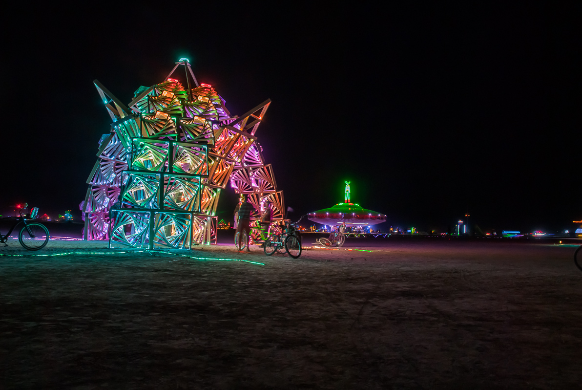 Black Rock City, Burning Man 2013, CORE, Cargo Cult, Idaho Core, Marvin, The Man