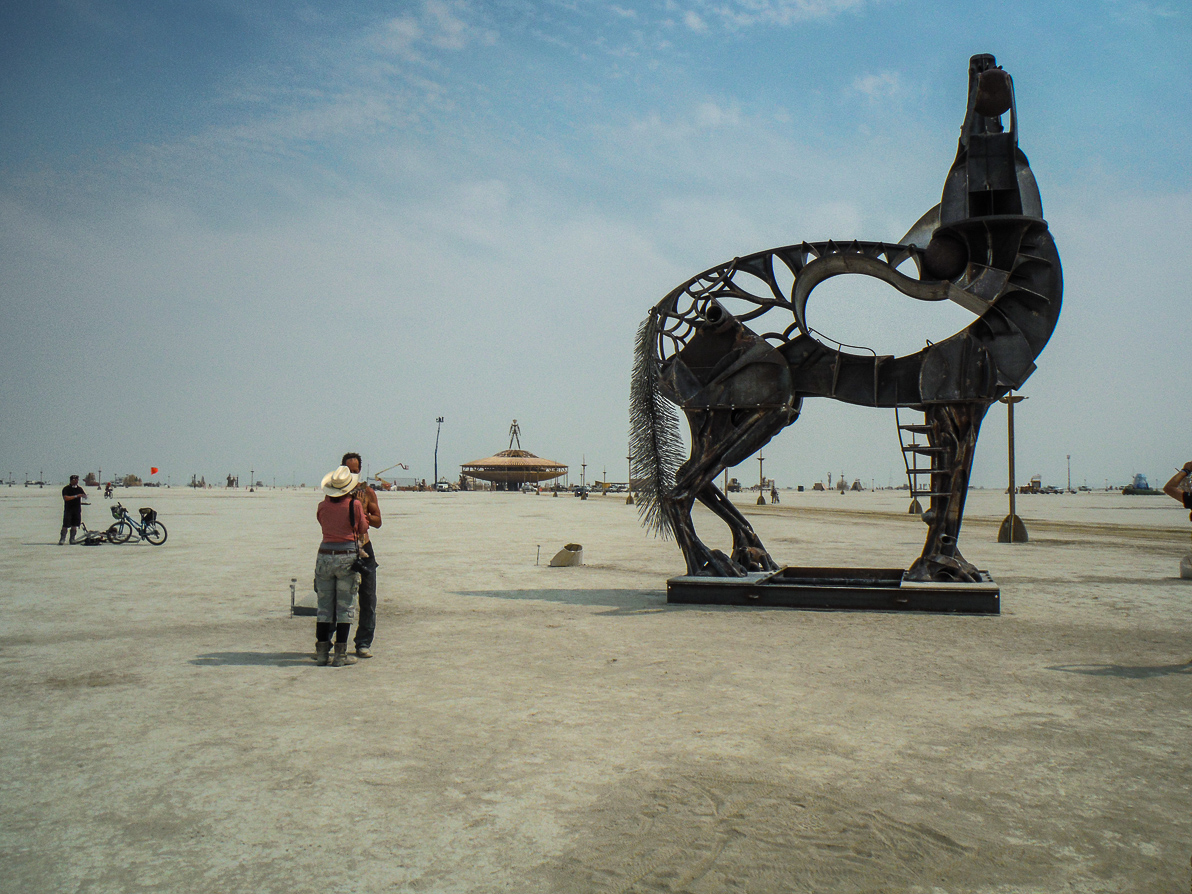 Black Rock City, Bryan Tedrick, Burning Man 2013, Cargo Cult, Coyote
