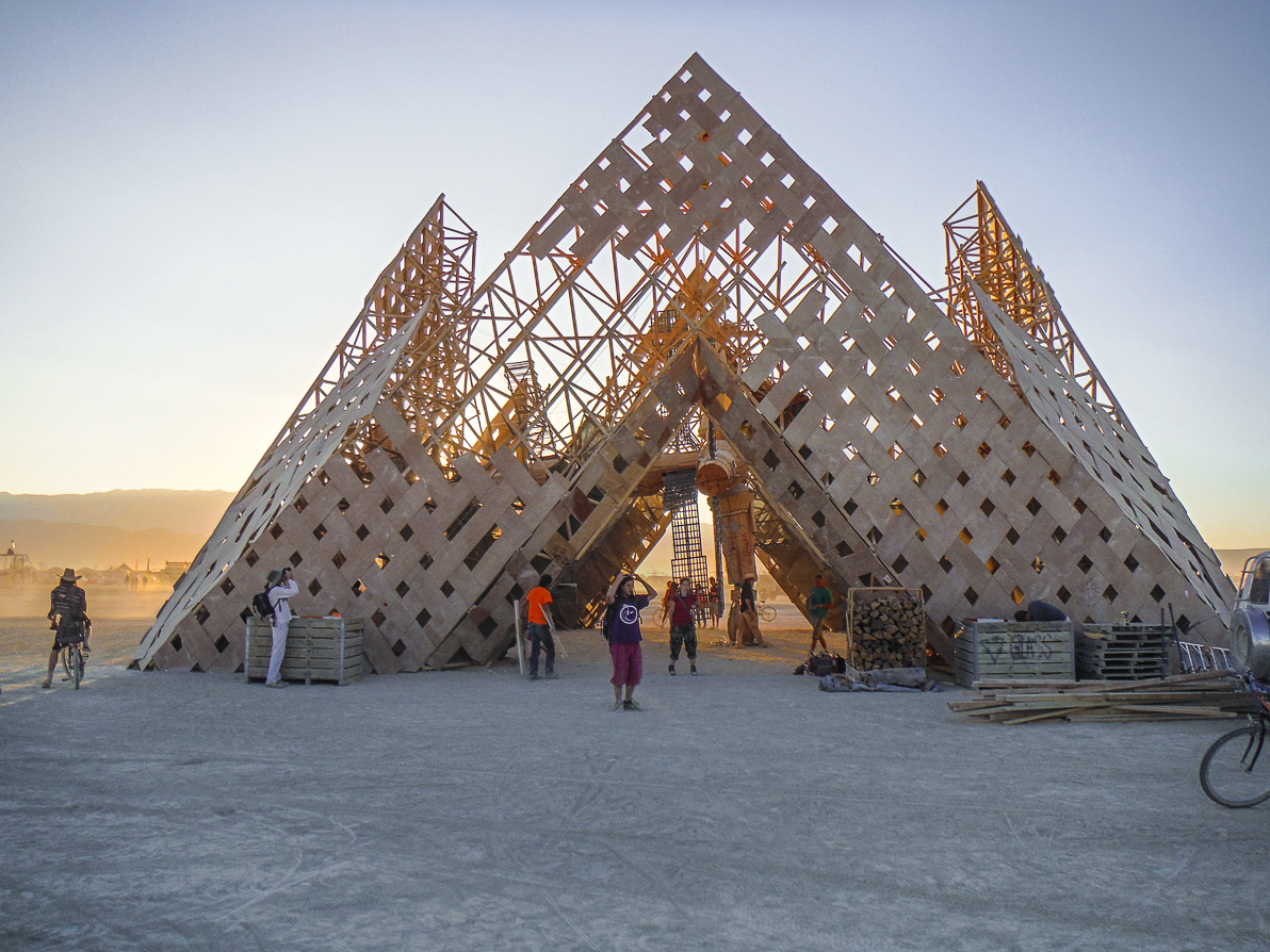 Alexander Mironov, Black Rock City, Burning Man 2013, Cargo Cult, Cradle Of MIR, Denis Harley, Russia, Sema Payain, Temple of Mir, the 