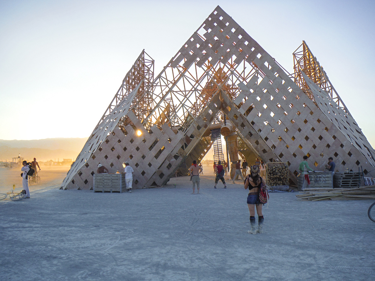 Alexander Mironov, Black Rock City, Burning Man 2013, Cargo Cult, Cradle Of MIR, Denis Harley, Russia, Sema Payain, Temple of Mir, the 