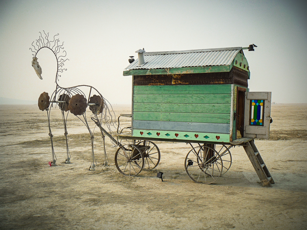 Black Rock City, Burning Man 2013, Cargo Cult, Gypsy Rose Carriage