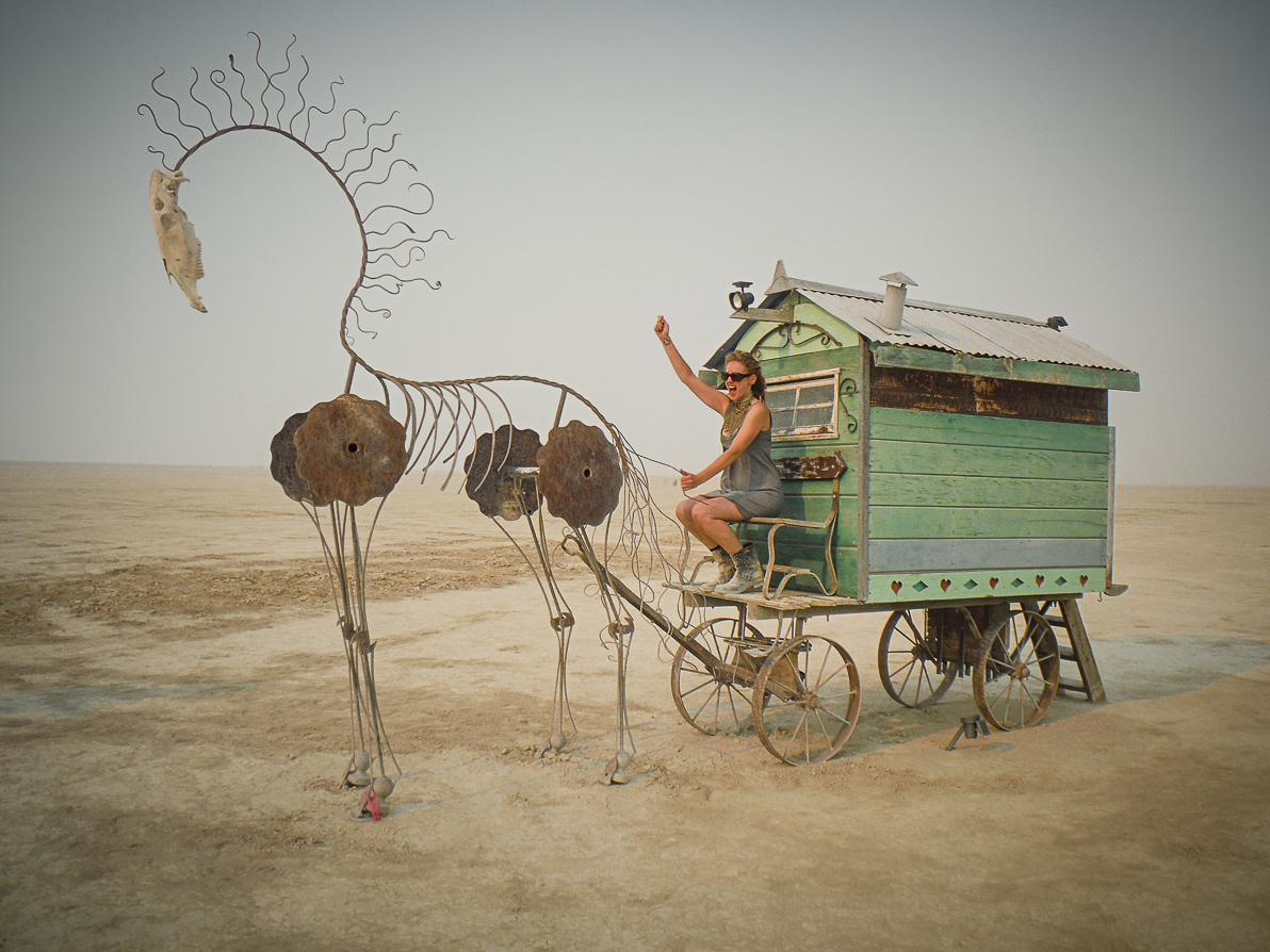 Black Rock City, Burning Man 2013, Cargo Cult, Gypsy Rose Carriage