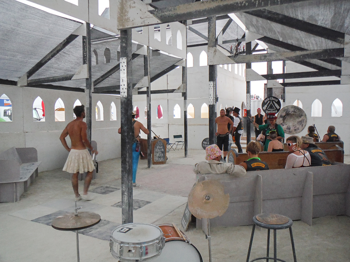 Black Rock City, Burning Man 2013, Cargo Cult, Jerk Church, Wedding