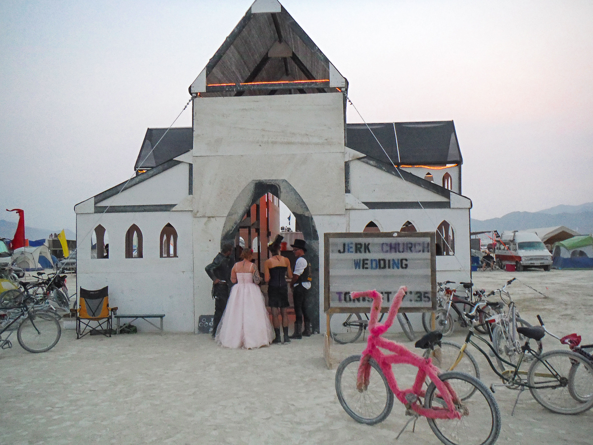 Black Rock City, Burning Man 2013, Cargo Cult, Jerk Church, Wedding