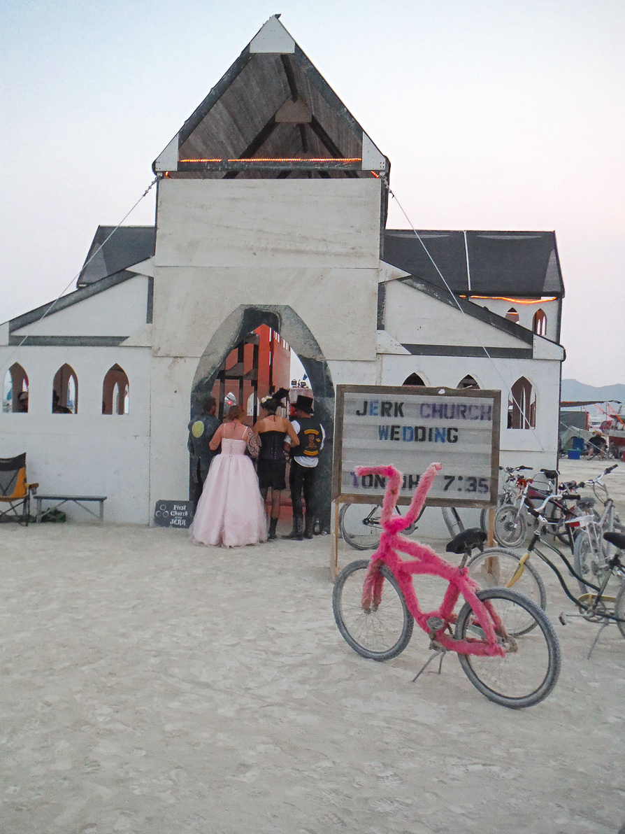 Black Rock City, Burning Man 2013, Cargo Cult, Jerk Church, Wedding