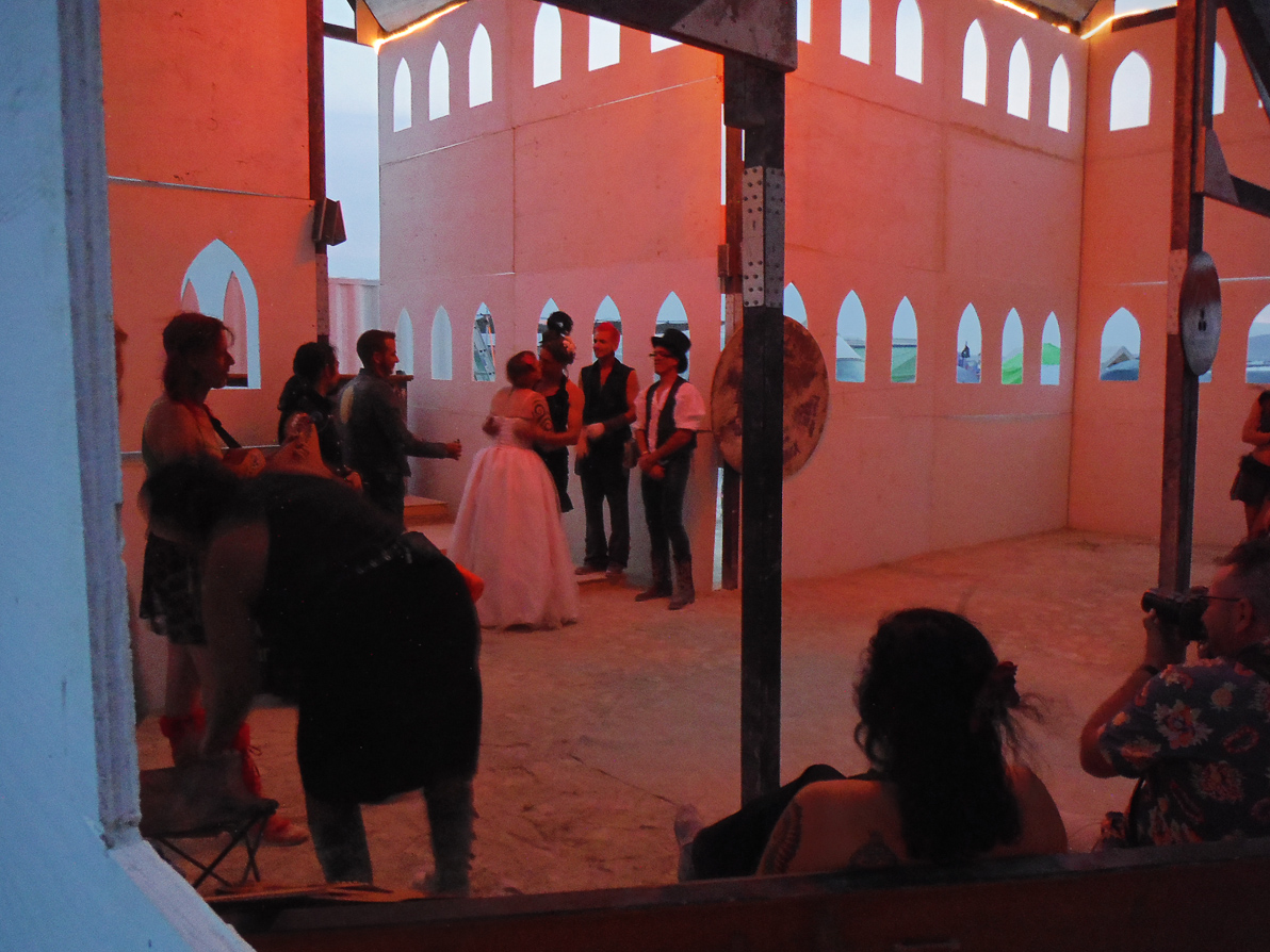 Black Rock City, Burning Man 2013, Cargo Cult, Jerk Church, Wedding
