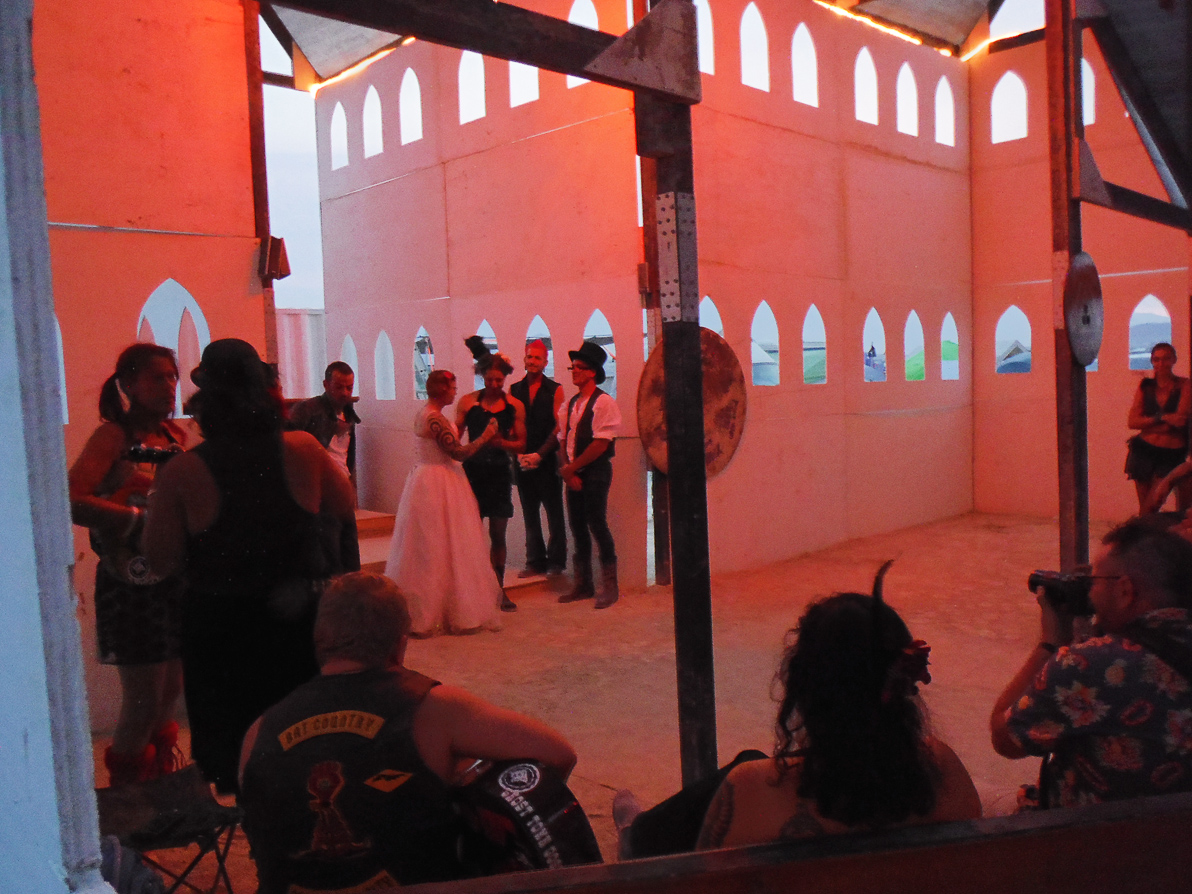 Black Rock City, Burning Man 2013, Cargo Cult, Jerk Church, Wedding