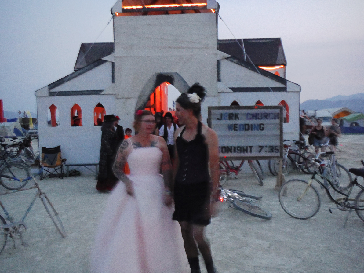 Black Rock City, Burning Man 2013, Cargo Cult, Jerk Church, Wedding