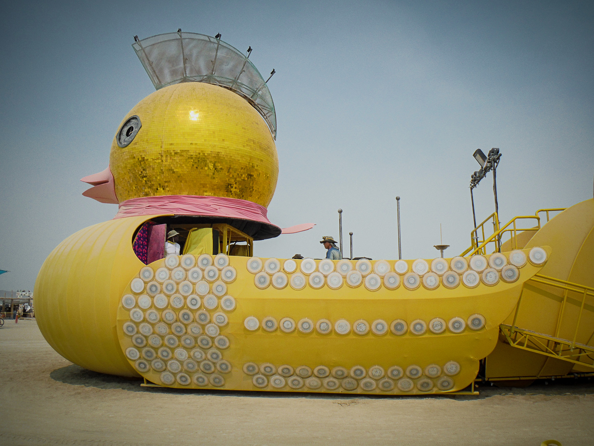 Black Rock City, Burning Man 2013, Cargo Cult, Duck, Mutant Vehicles