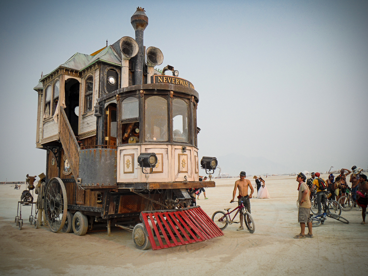 Black Rock City, Burning Man 2013, Cargo Cult, Mutant Vehicles, Neverwas Haul