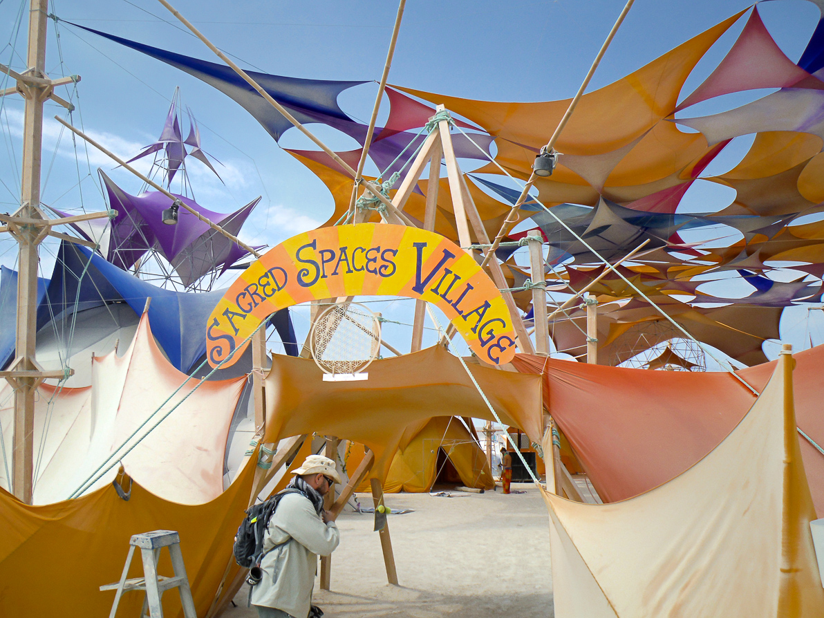 Sacred Spaces Village Burning Man 2013