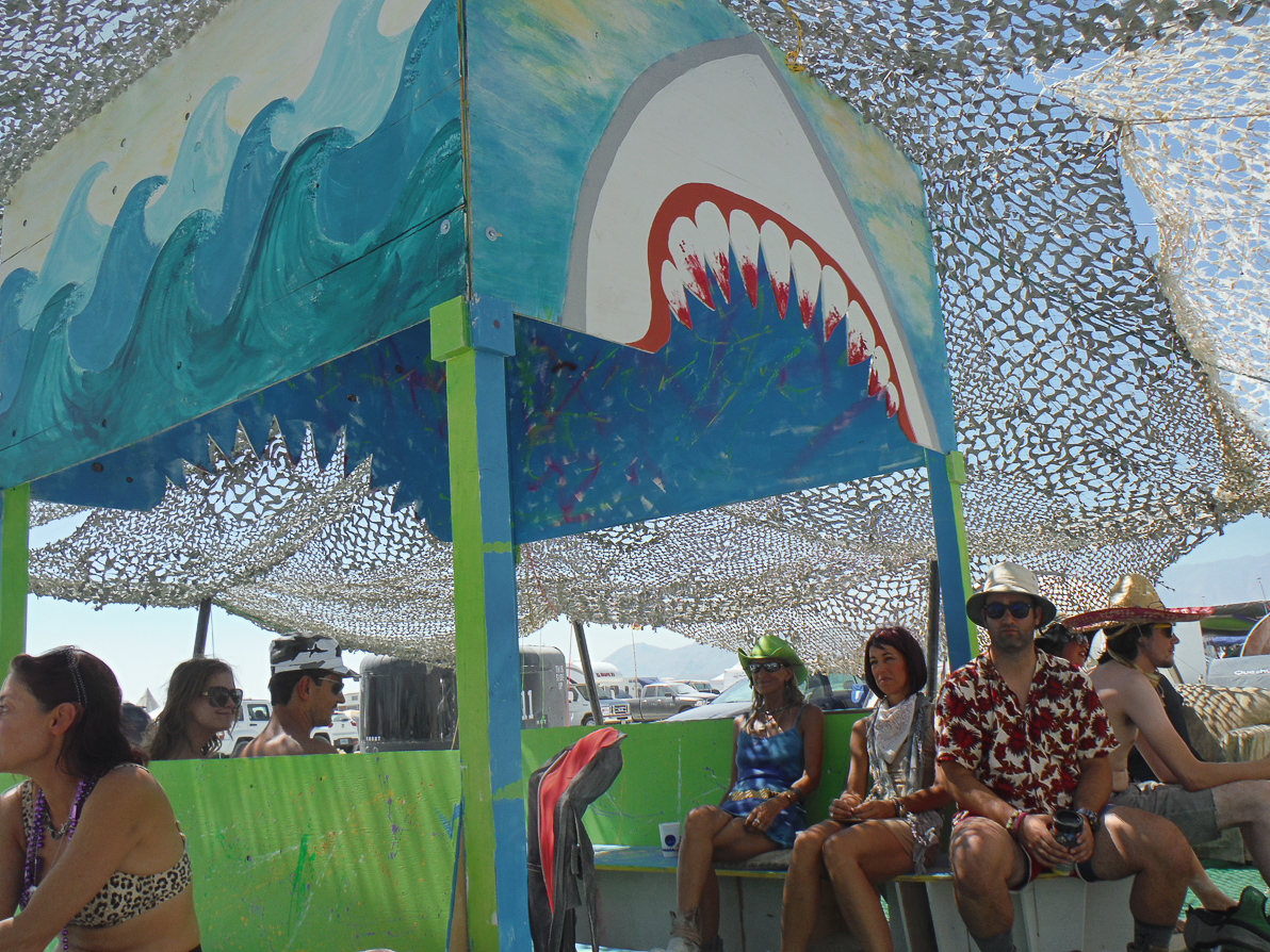 Black Rock City, Burning Man 2013, Cargo Cult, Shark Bait, Sharkeys