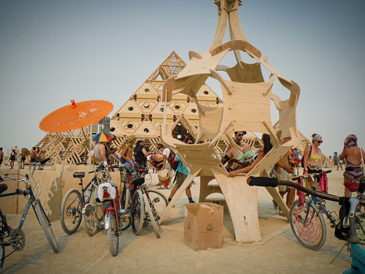 Black Rock City, Burning Man 2013, Cargo Cult, Temple, The Temple of Whollyness