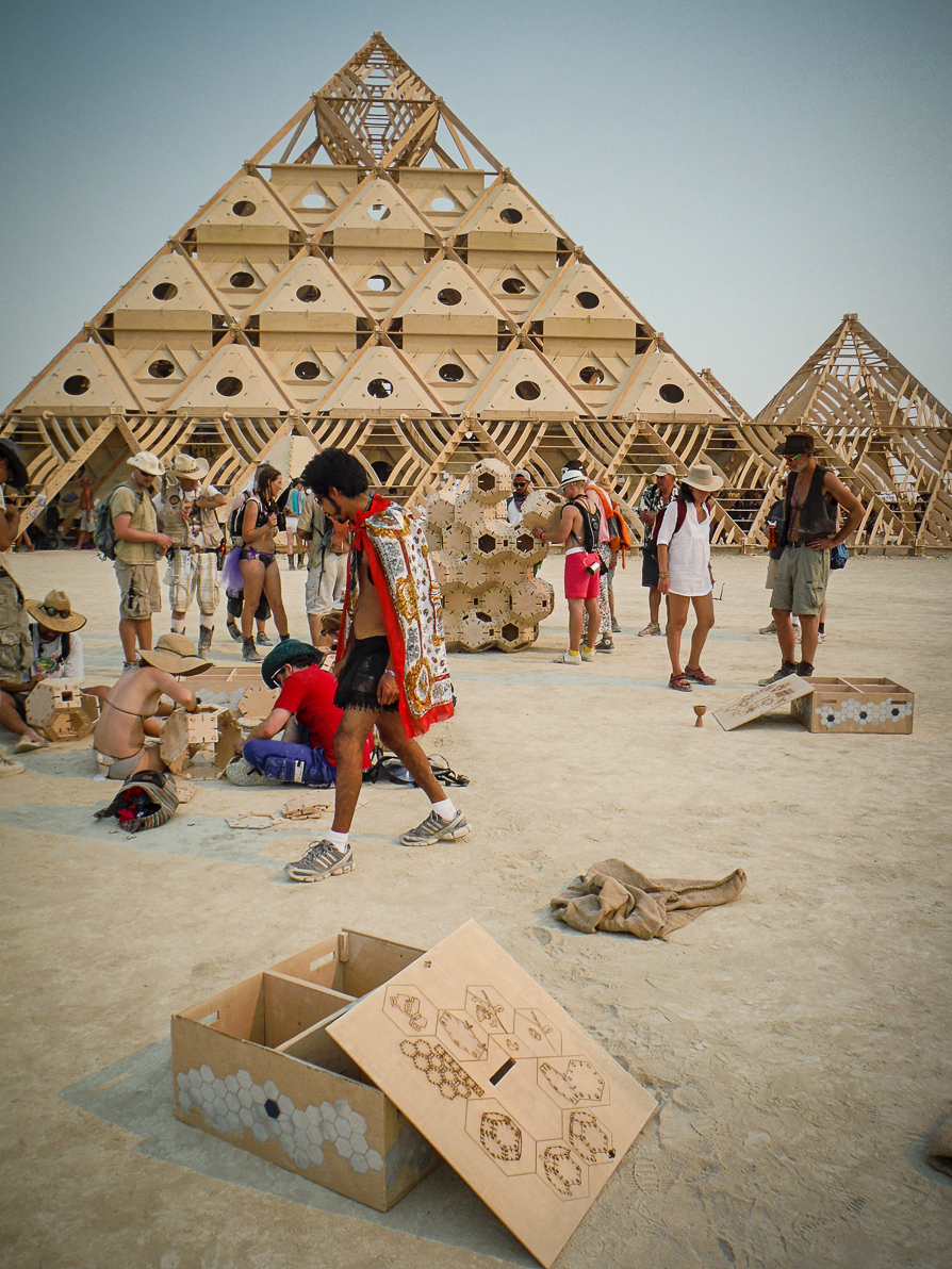 Black Rock City, Burning Man 2013, Cargo Cult, Temple, The Temple of Whollyness