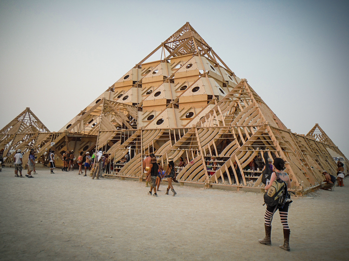 Black Rock City, Burning Man 2013, Cargo Cult, Temple, The Temple of Whollyness