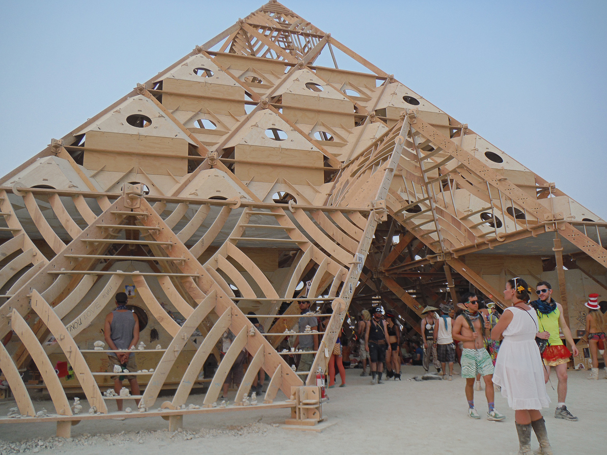 Black Rock City, Burning Man 2013, Cargo Cult, Temple, The Temple of Whollyness