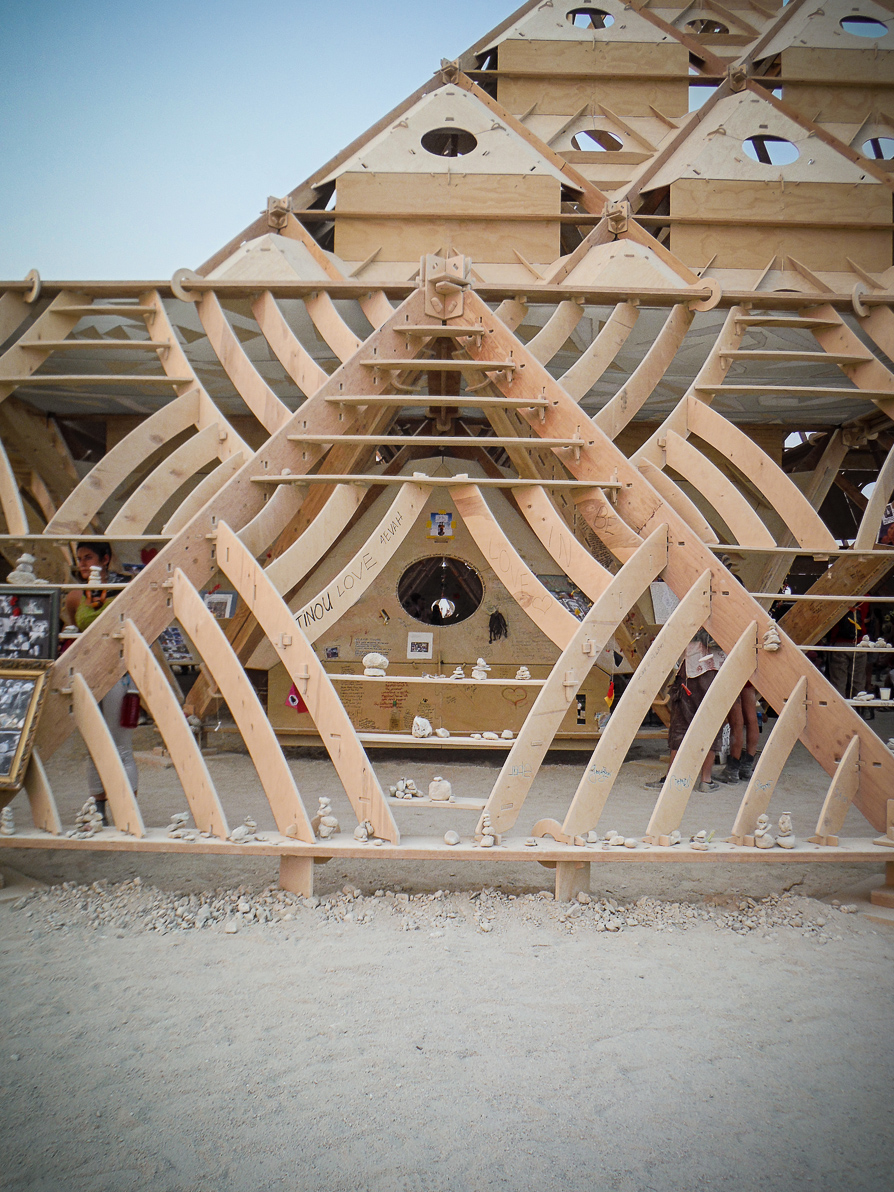 Black Rock City, Burning Man 2013, Cargo Cult, Temple, The Temple of Whollyness