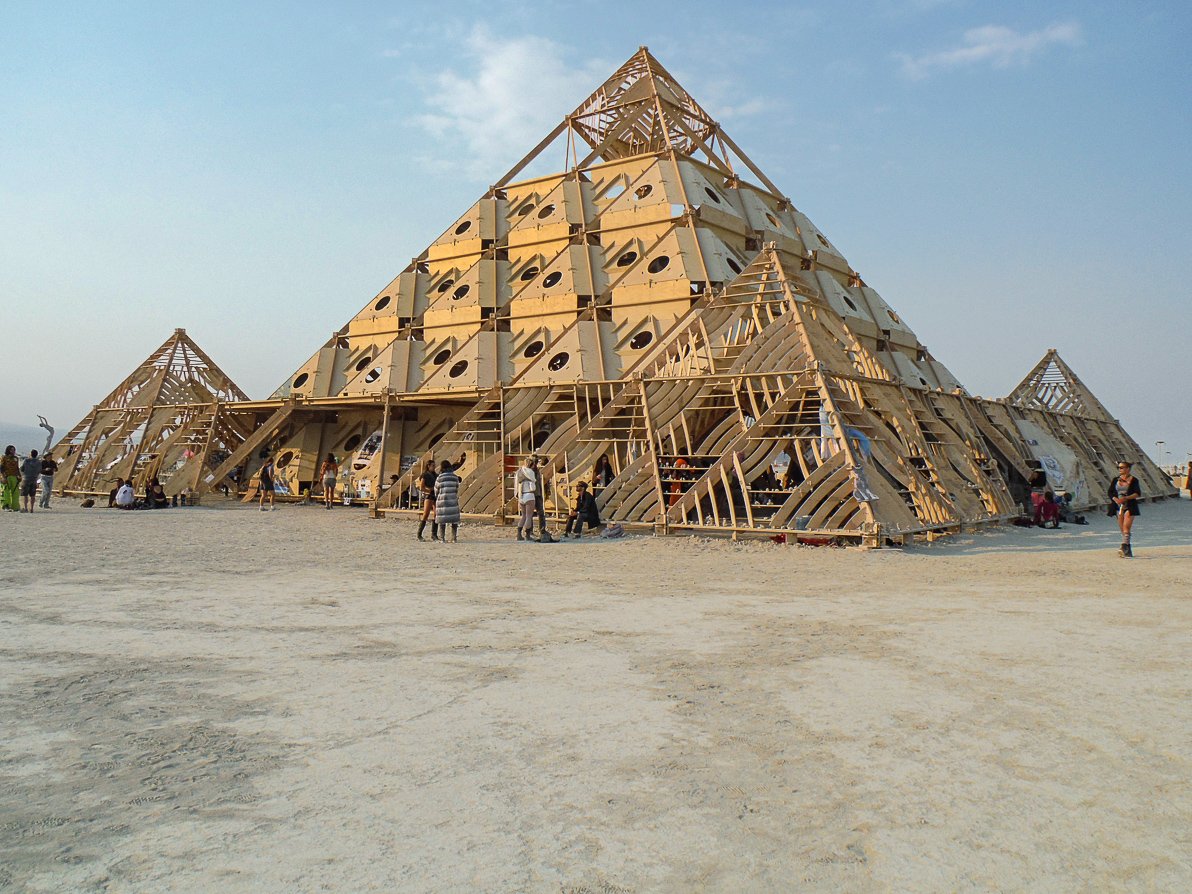 Black Rock City, Burning Man 2013, Cargo Cult, Temple, The Temple of Whollyness