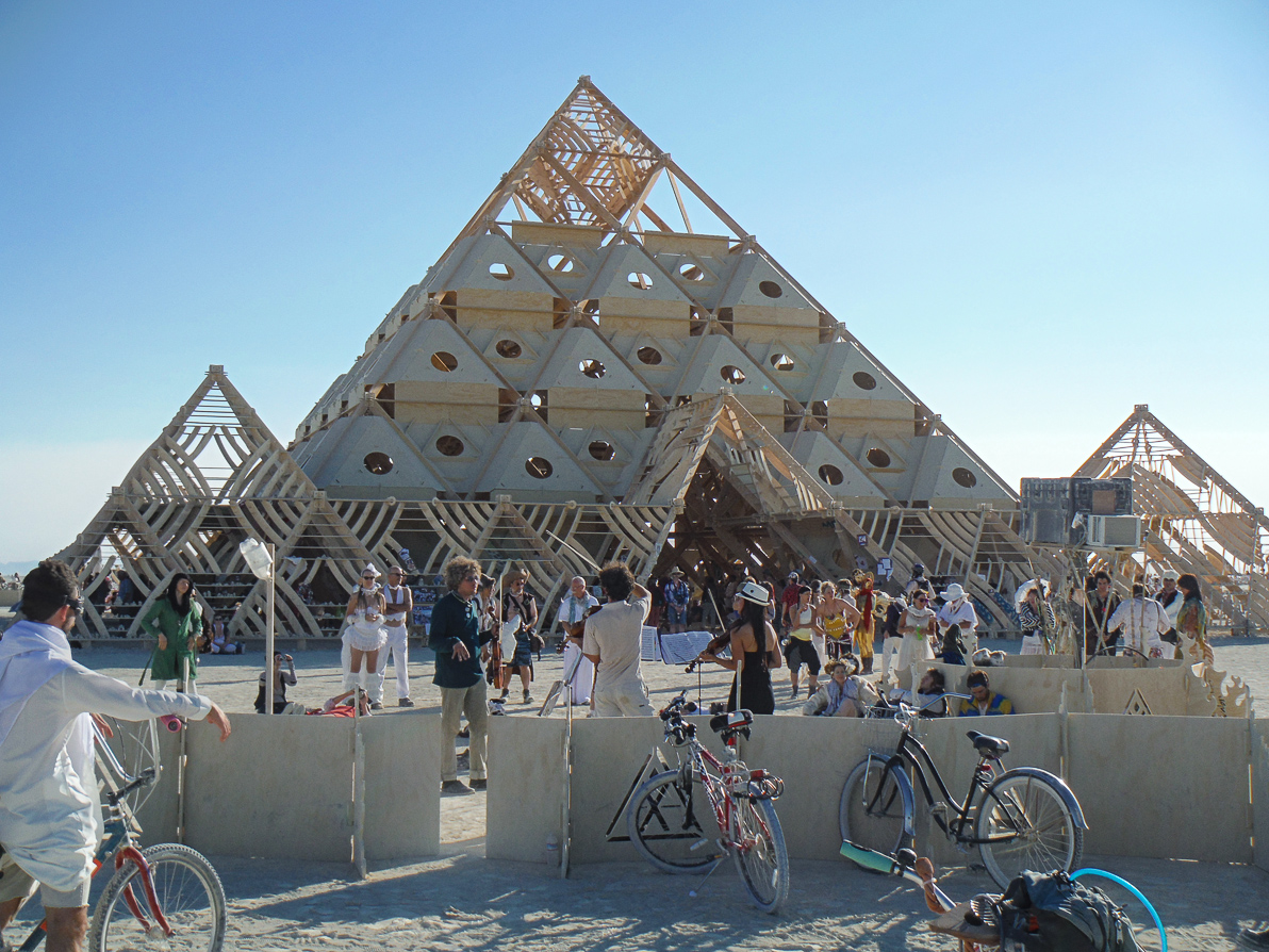 Black Rock City, Burning Man 2013, Cargo Cult, Temple, The Temple of Whollyness