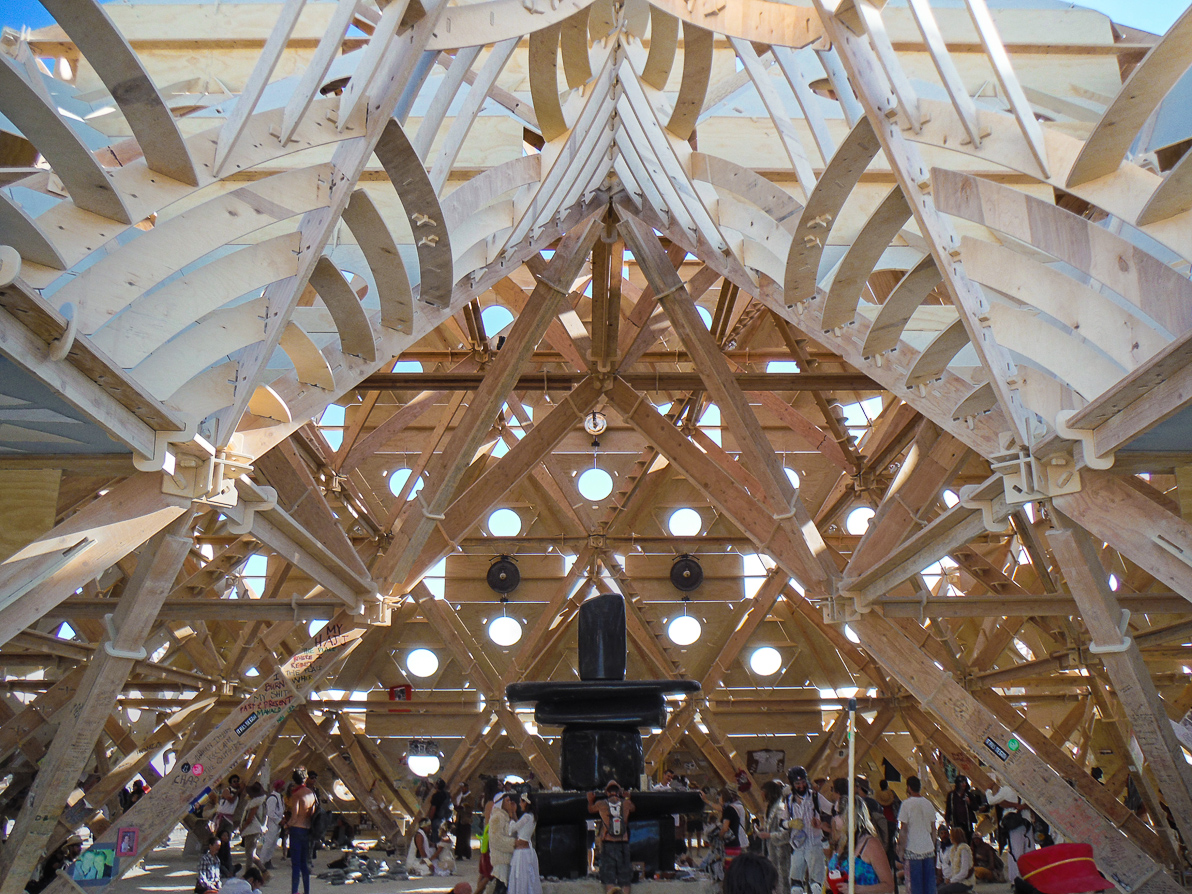 Black Rock City, Burning Man 2013, Cargo Cult, Inuksuk altar, Temple, The Temple of Whollyness