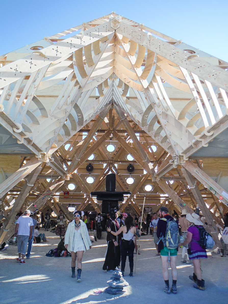 Black Rock City, Burning Man 2013, Cargo Cult, Inuksuk altar, Temple, The Temple of Whollyness
