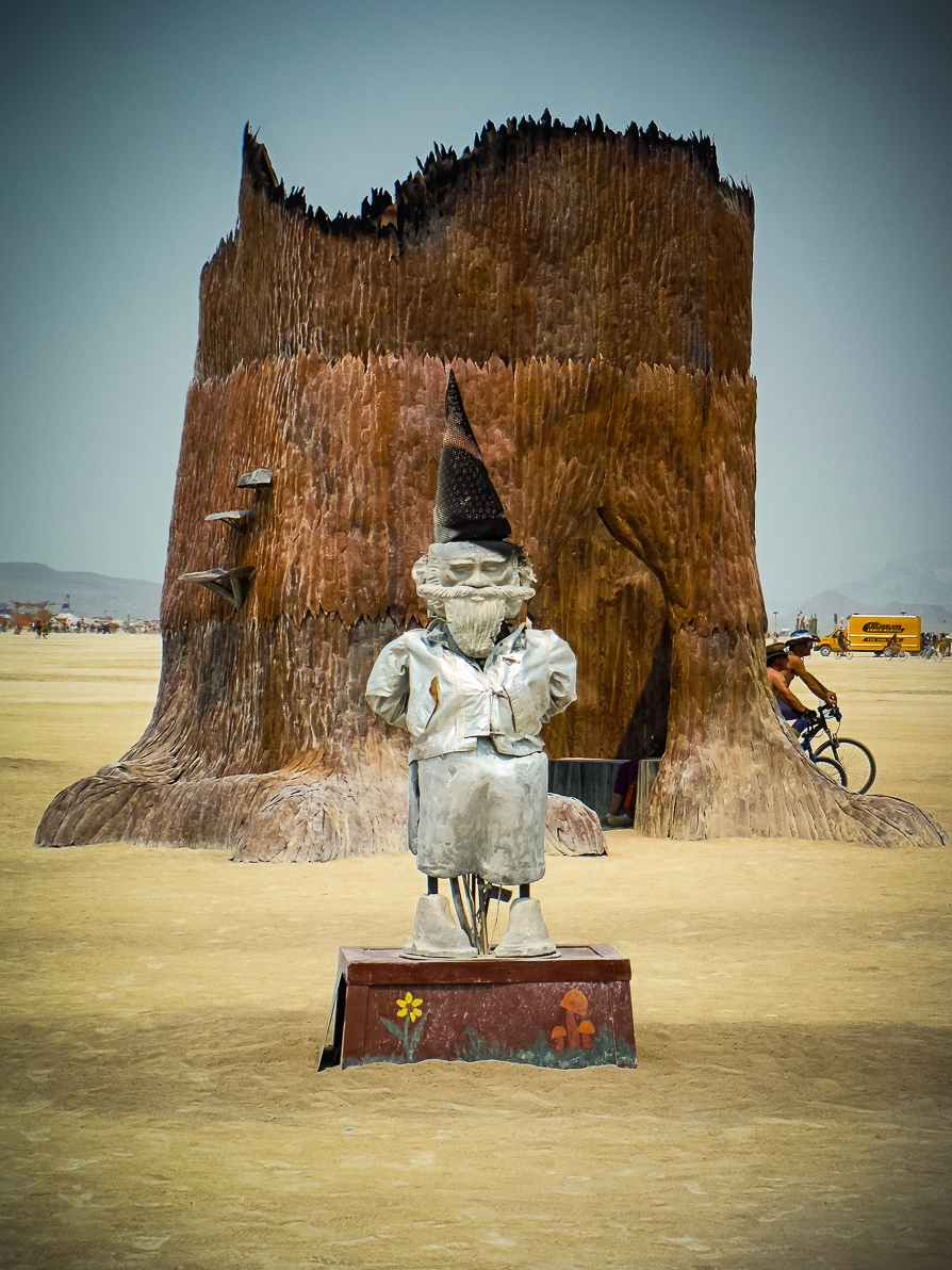 Black Rock City, Burning Man 2013, Cargo Cult, Gee -Gnome, Xylophage, flaming lotus girls